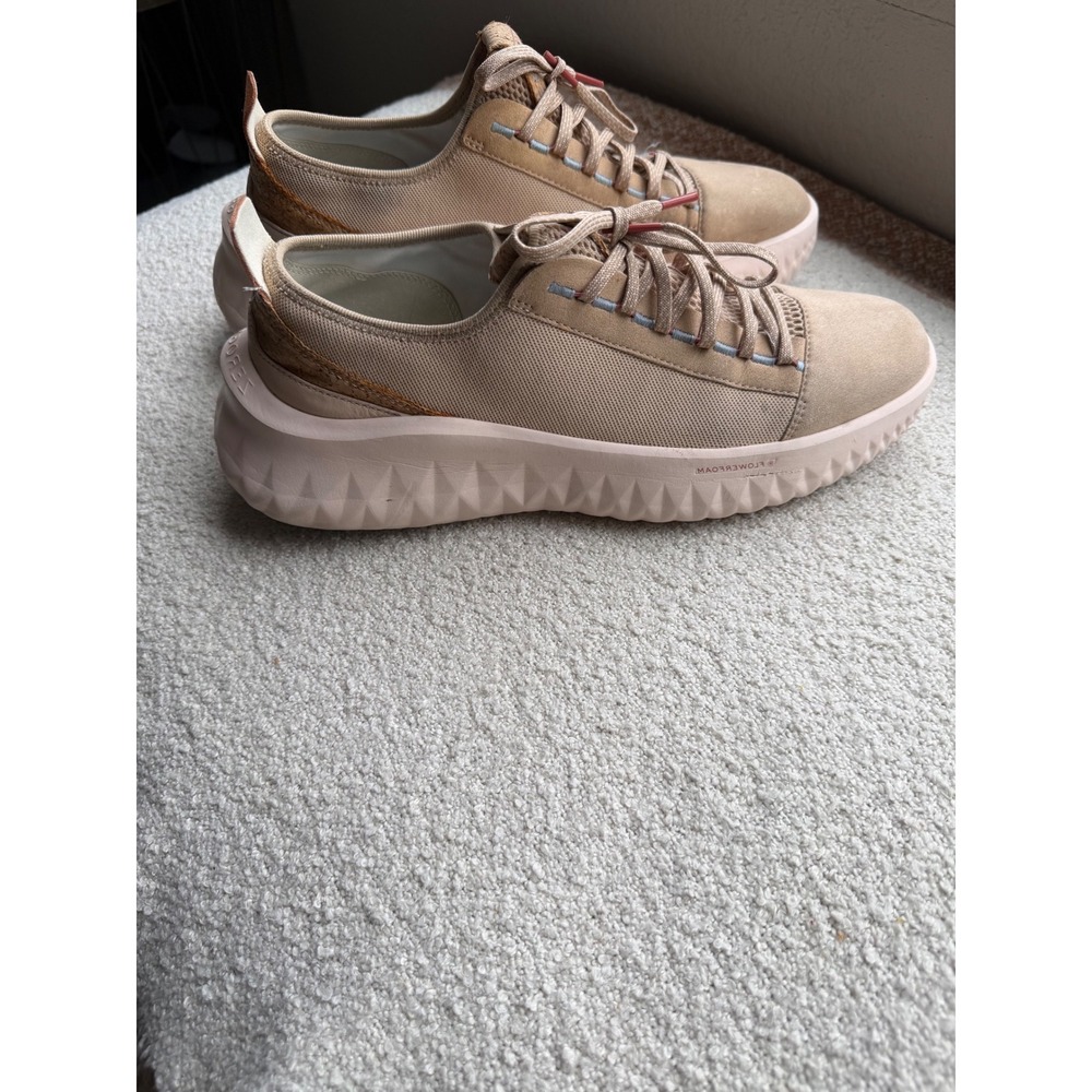 Cole Haan Zerogrand Overtake Runner Tan Beige Cork Sneakers W26656 Womens 10B